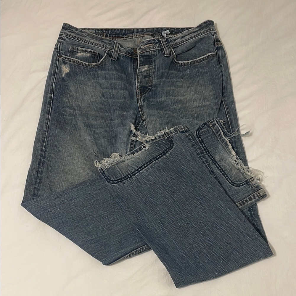 Buffalo Buttonfly Straight Mens Jeans